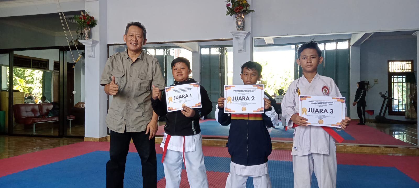 Siswa SD Mukrosa Juara 1 Karate Pelajar Korwil Kapanewon Pleret